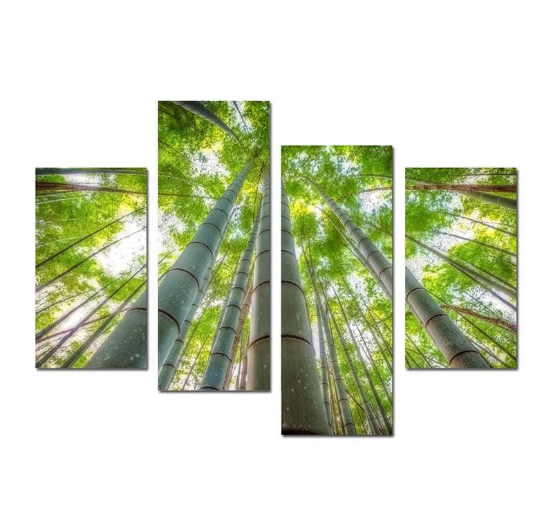 Tableau Toile Multiple Zen Bamboo
