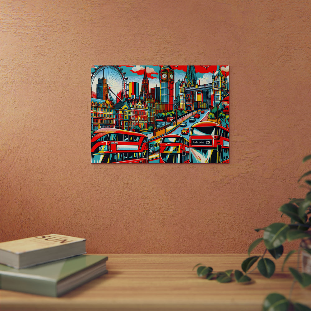 London desires dreams.- Tableau aluminium