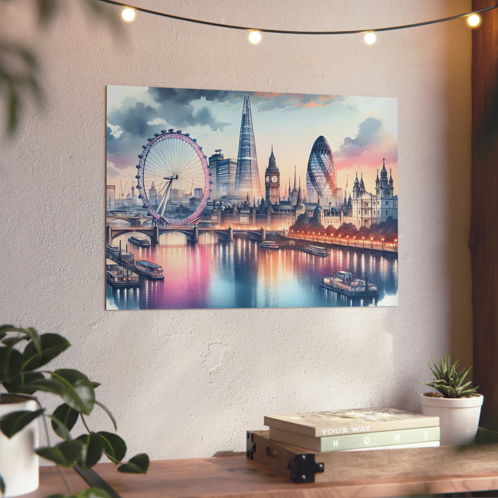 London forever dreaming.- Tableau aluminium