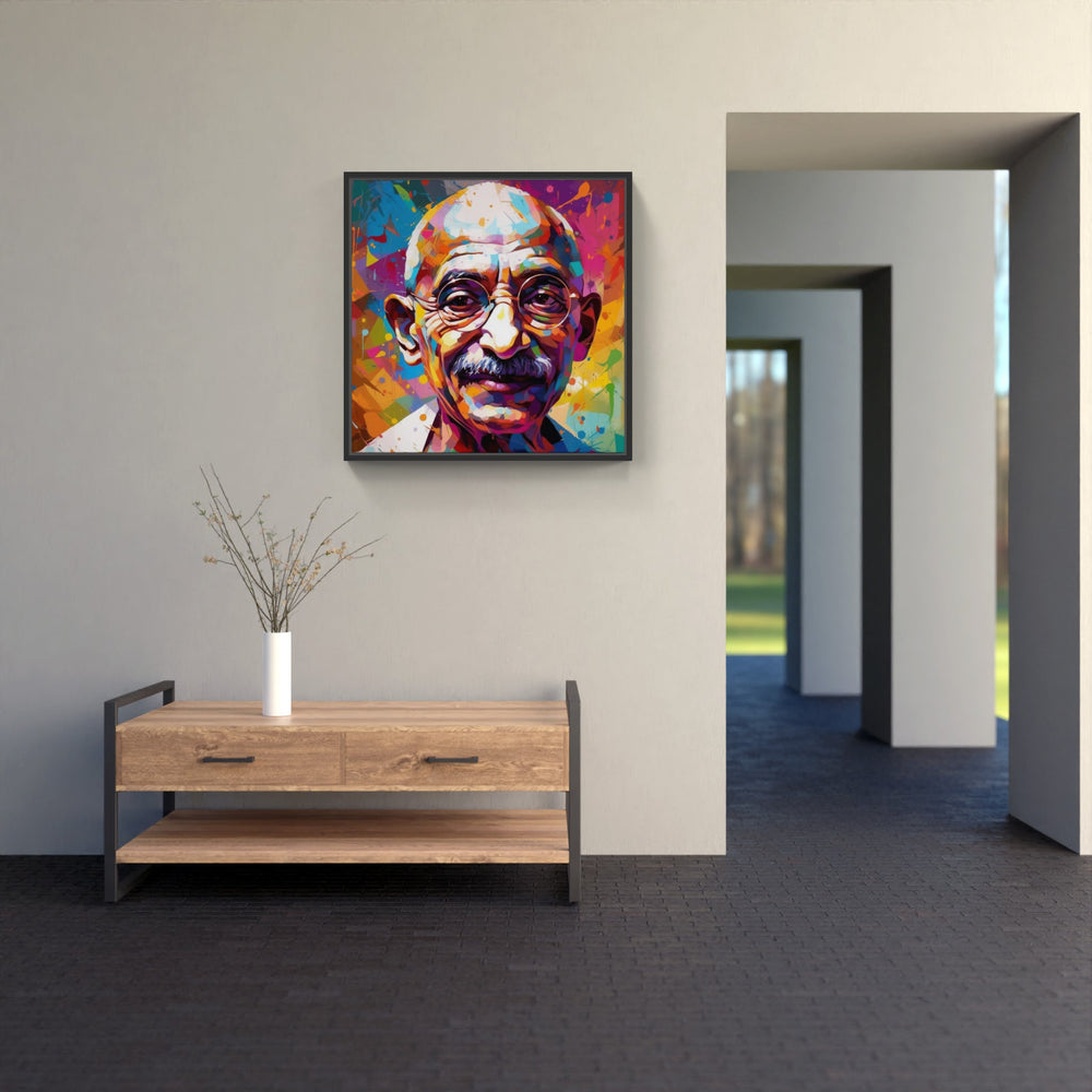 Ghandi Spirit-Canvas-artwall-Artwall