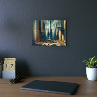 New-York, Forever, Love, Home.- Tableau aluminium