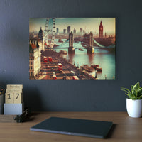 London, Love, Fate, Home.- Tableau aluminium