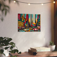 New York, vie nouvelle.- Tableau aluminium