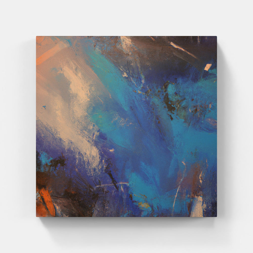 Blue sunrise sky-Canvas-artwall-Artwall