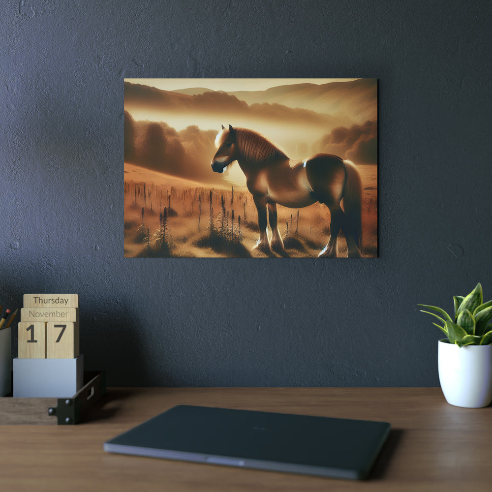 Cheval rêve vent fou- Tableau aluminium