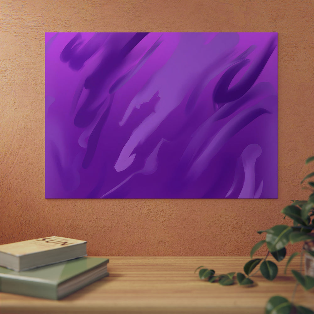 Mer violet sommeil- Tableau aluminium