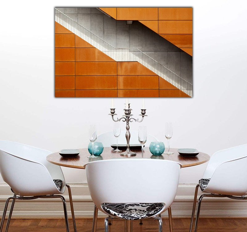 Photo d’Art Moderne Escalier Orange