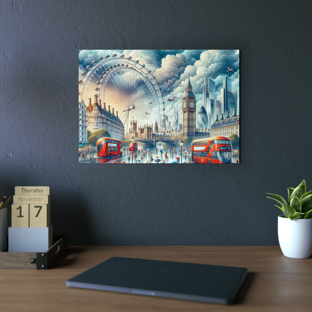 London dreams bright.- Tableau aluminium