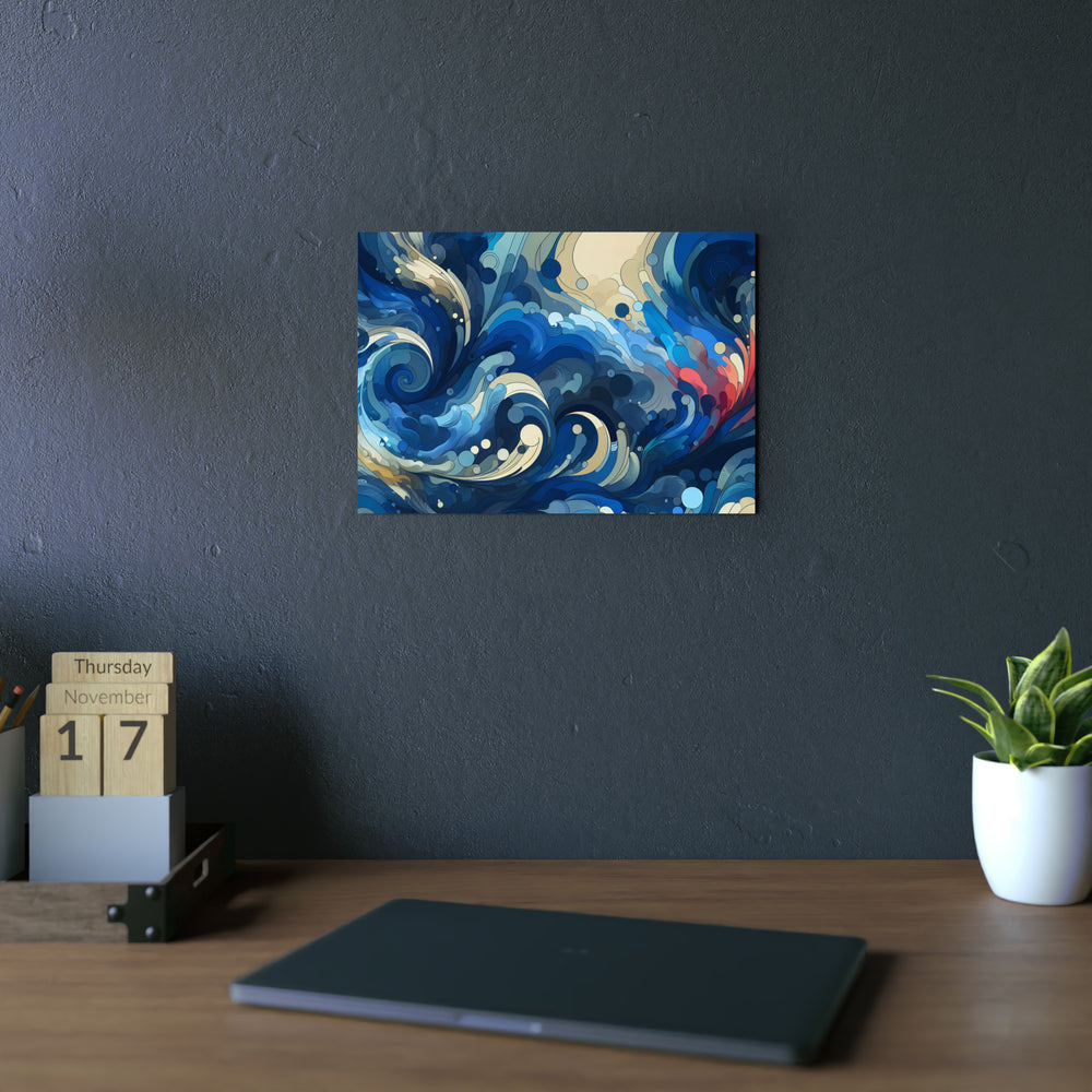 Bleu ciel espoir.- Tableau aluminium