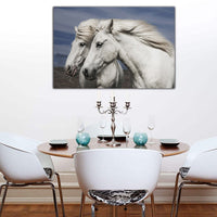 Couple of Horses Contemporary Canvas