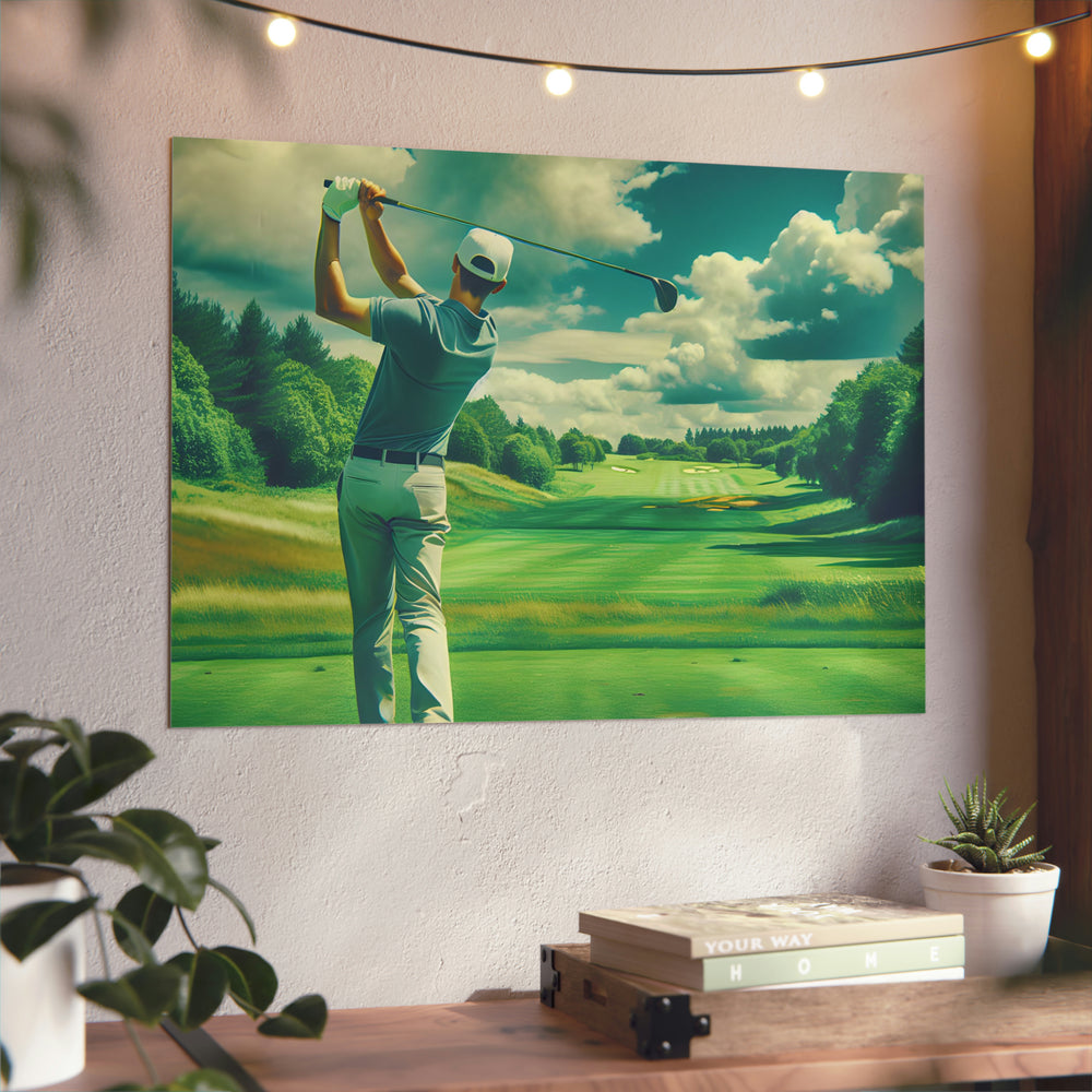 Golf Sauve Survoler- Tableau aluminium