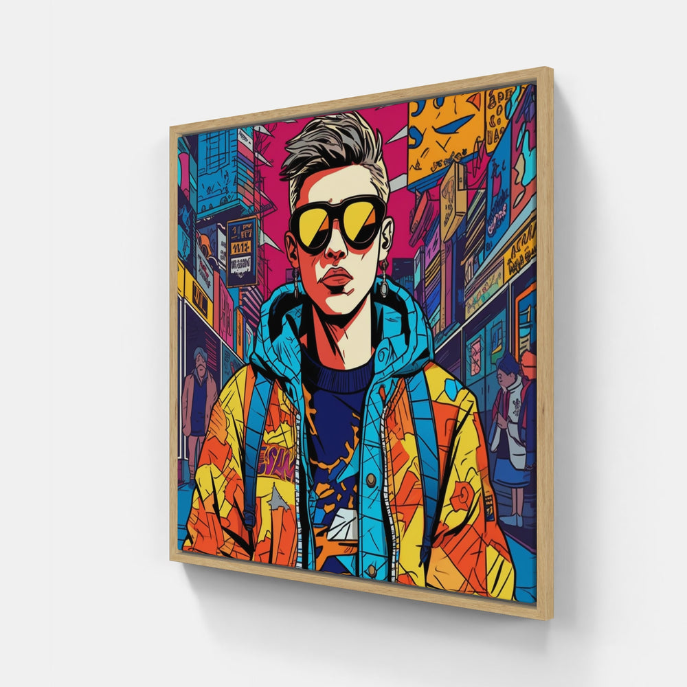 Urban Artwear Fusion-Canvas-artwall-20x20 cm-Wood-Artwall