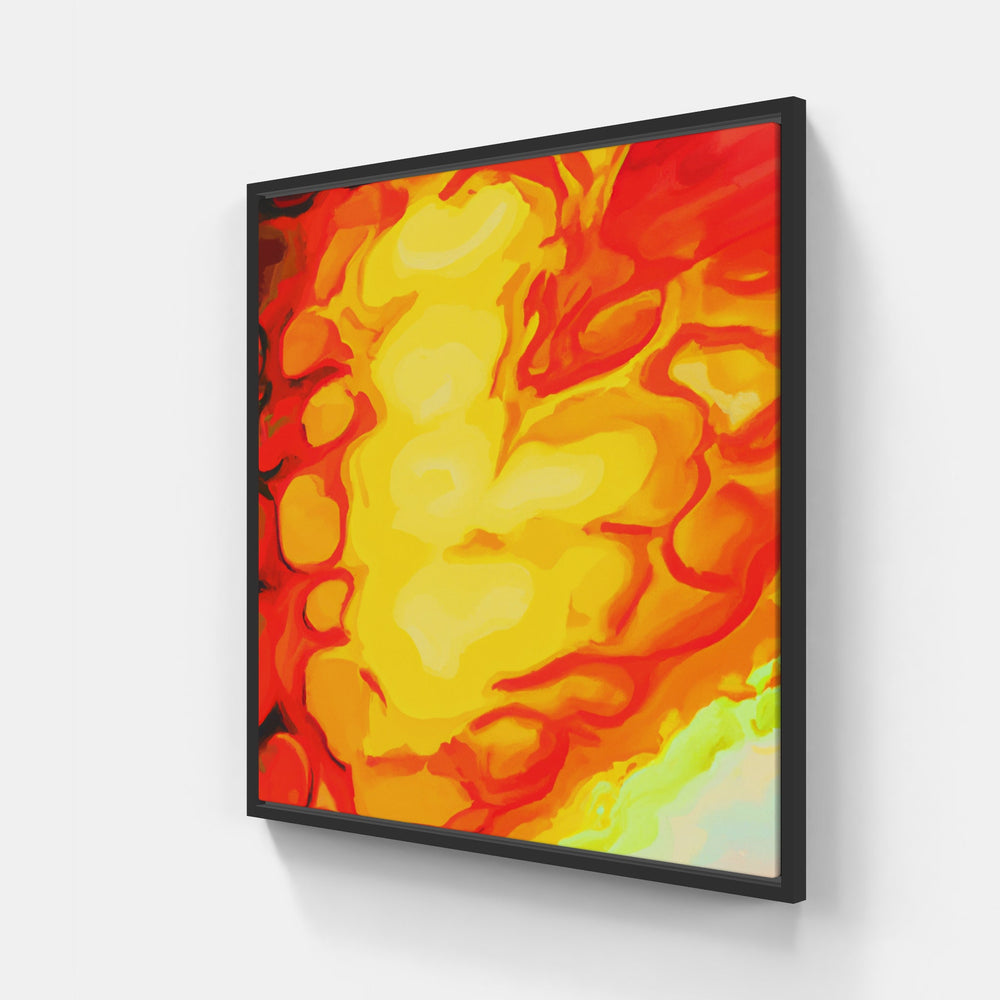 Orange blossom scent-Canvas-artwall-20x20 cm-Black-Artwall