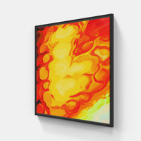 Orange blossom scent-Canvas-artwall-20x20 cm-Black-Artwall