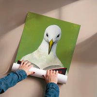 L'impression présentée en poster, sans encadrement, sur un mur neutre.
