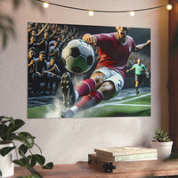 Foot balle rêve réalité- Tableau aluminium