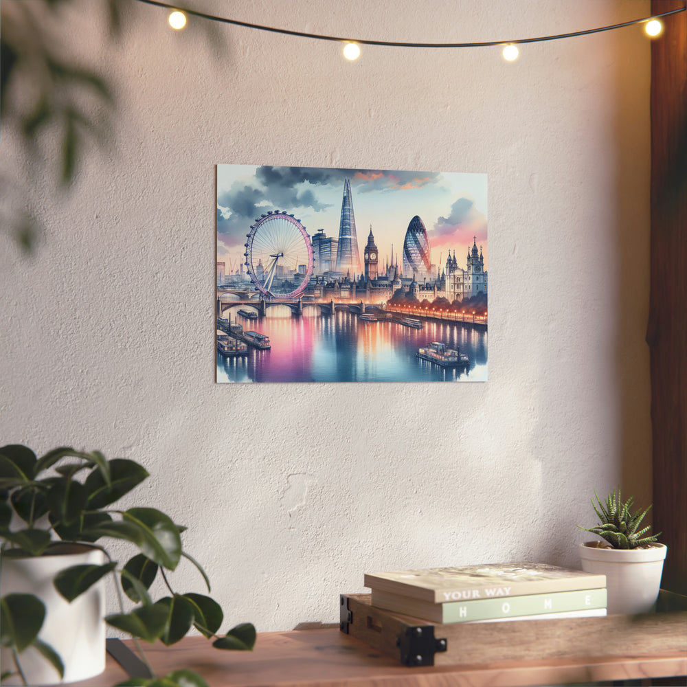 London forever dreaming.- Tableau aluminium