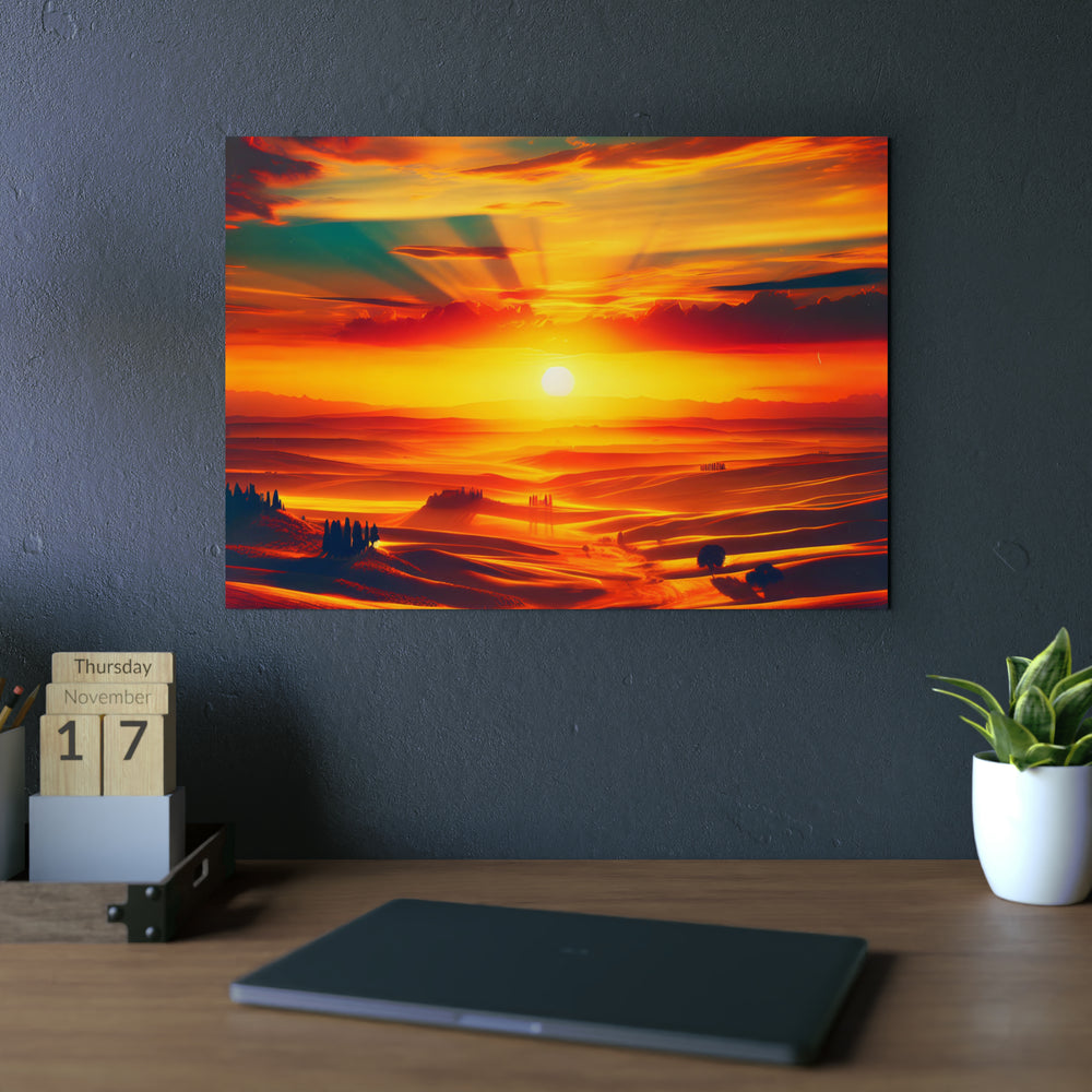 Brille mon soleil !- Tableau aluminium