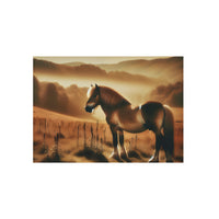 Cheval rêve vent fou- Tableau aluminium