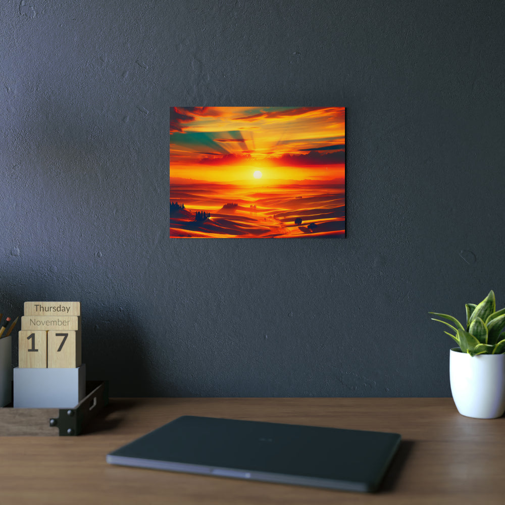 Brille mon soleil !- Tableau aluminium