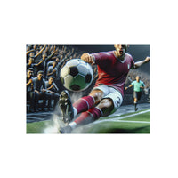 Foot balle rêve réalité- Tableau aluminium