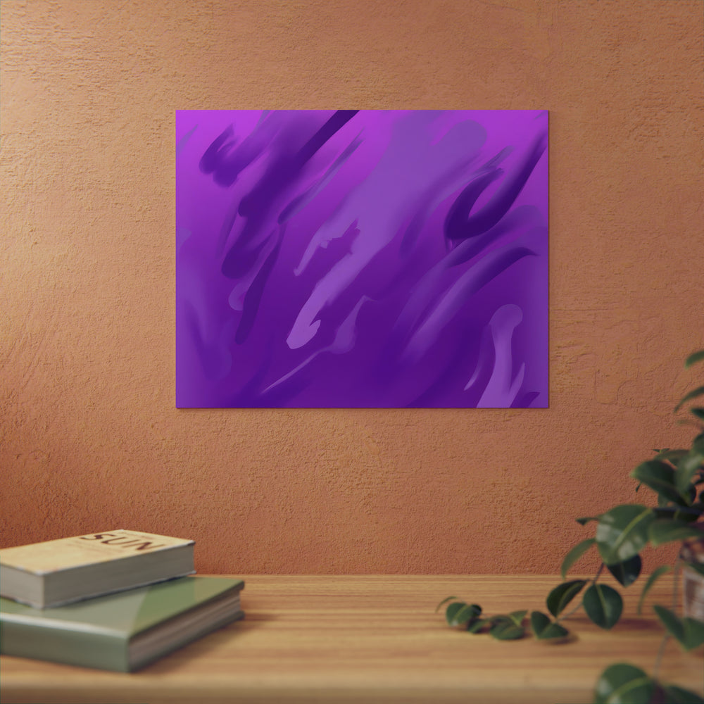 Mer violet sommeil- Tableau aluminium