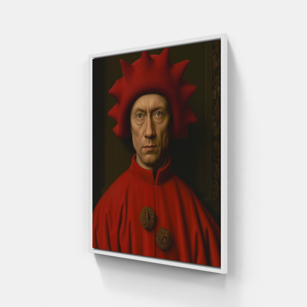 Masterful Van Eyck Technique-Canvas-artwall-20x20 cm-White-Artwall
