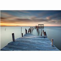 Landscape Canvas Pontoon in Water