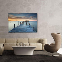 Tableau Paysage Ponton Dans l’Eau