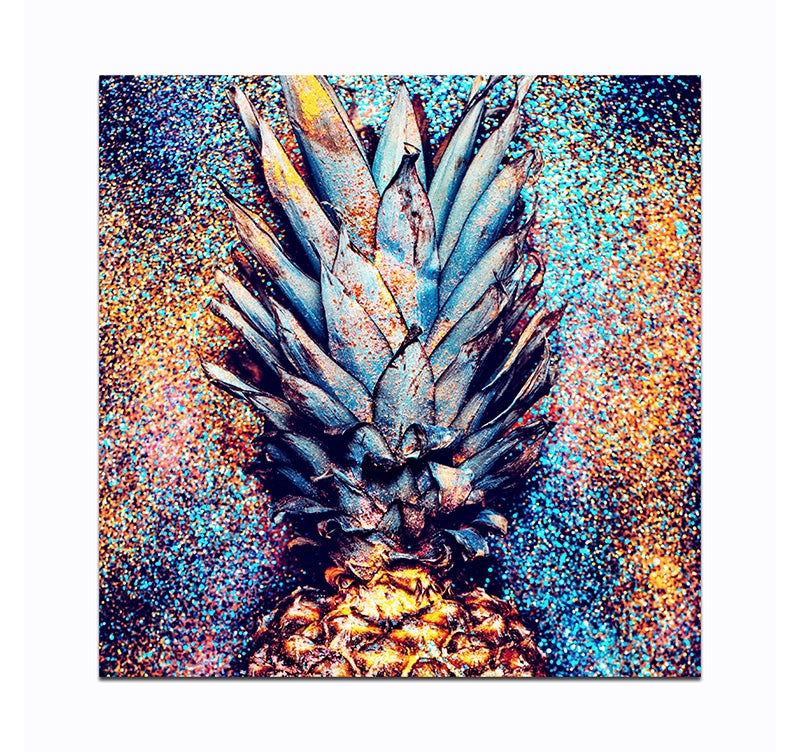 Pop Art Printed Canvas Pineapple