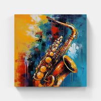 Melancholic Saxophone Tunes-Canvas-artwall-Artwall