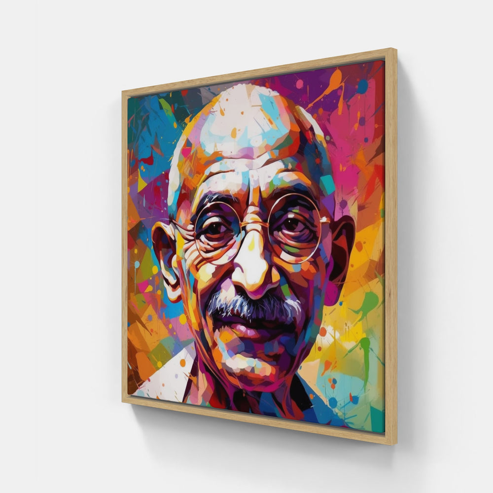 Ghandi Spirit-Canvas-artwall-Artwall