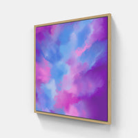 Purple art-Canvas-artwall-20x20 cm-Wood-Artwall