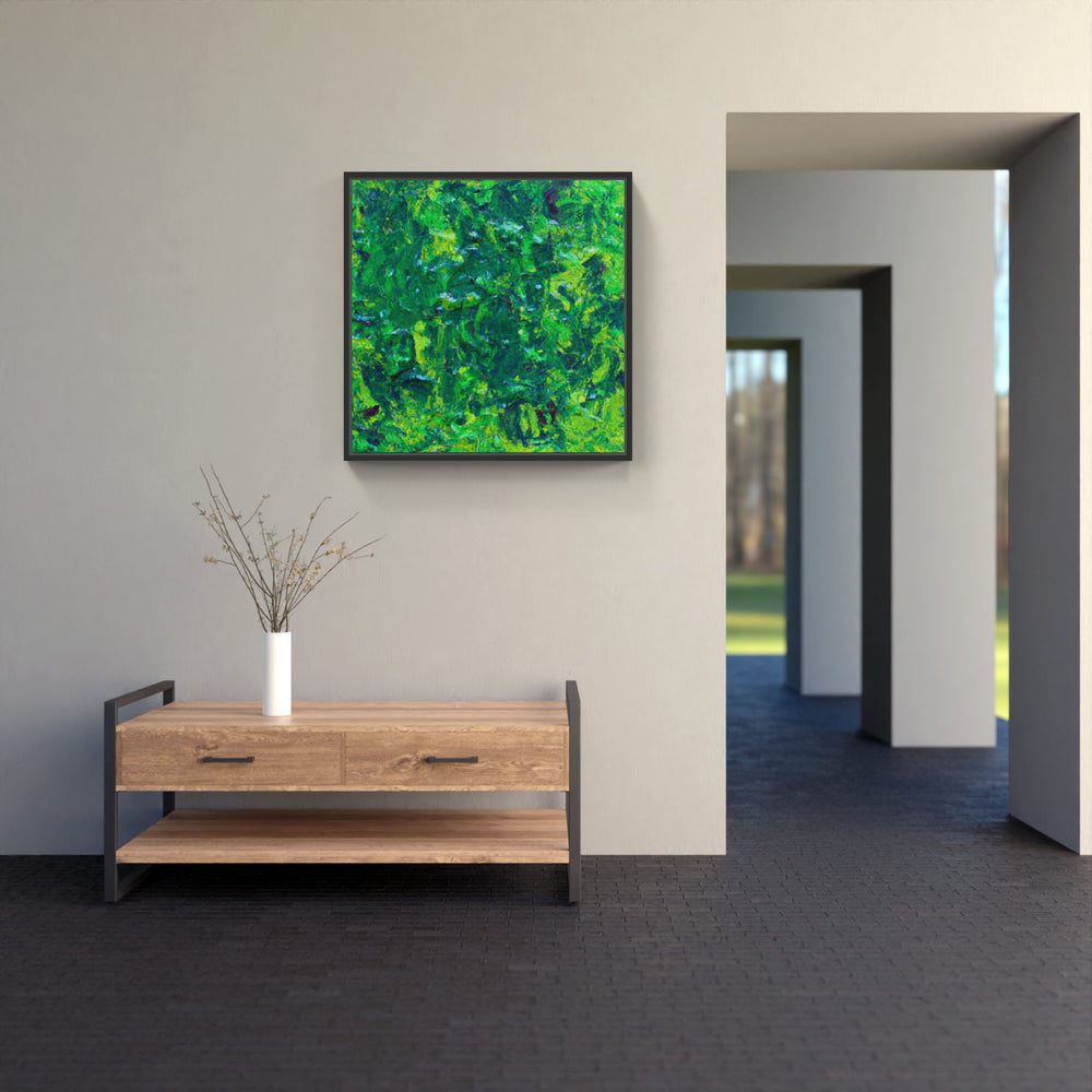 Green alive thriving-Canvas-artwall-Artwall