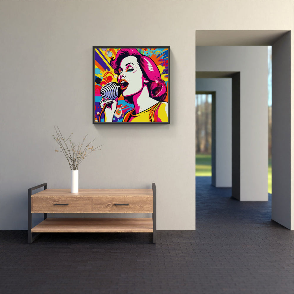 Charming Singer Echo-Canvas-artwall-Artwall