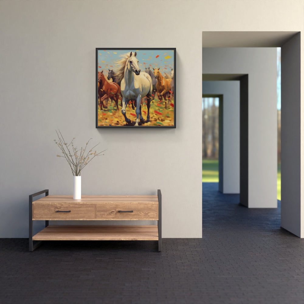 Fast Horse Racing-Canvas-artwall-Artwall