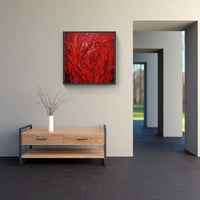 Red rose-Canvas-artwall-Artwall