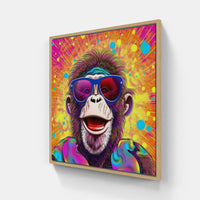Intriguing Monkey Canva-Canvas-artwall-Artwall