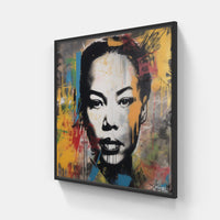 Street Dreams love-Canvas-artwall-20x20 cm-Black-Artwall
