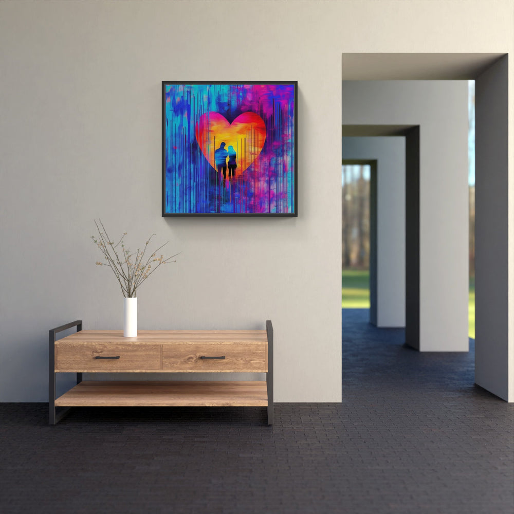 Heartfelt Love Connection-Canvas-artwall-Artwall