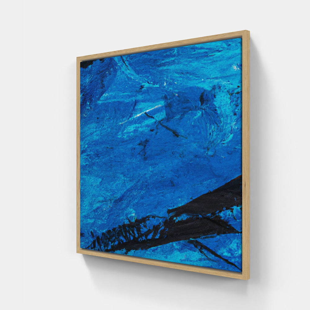 Blue forever true-Canvas-artwall-20x20 cm-Wood-Artwall