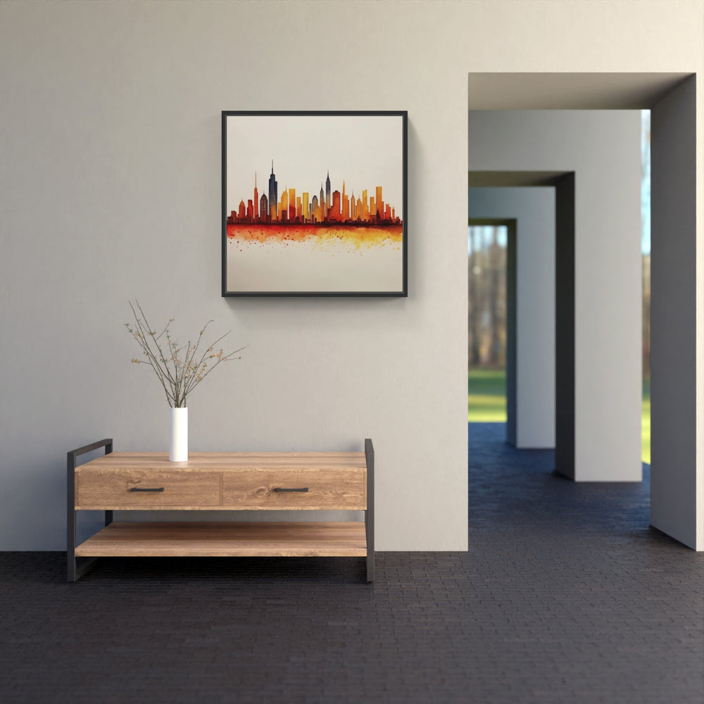 Captivating Cityscape Skyline-Canvas-artwall-Artwall