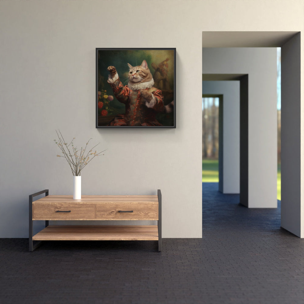 Flemish cat-Canvas-artwall-Artwall