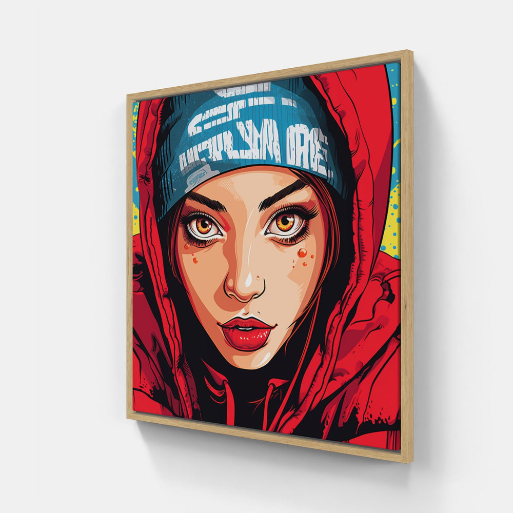 Streetwear Pop Palette-Canvas-artwall-20x20 cm-Wood-Artwall