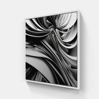 Life three dimensional-Canvas-artwall-20x20 cm-White-Artwall