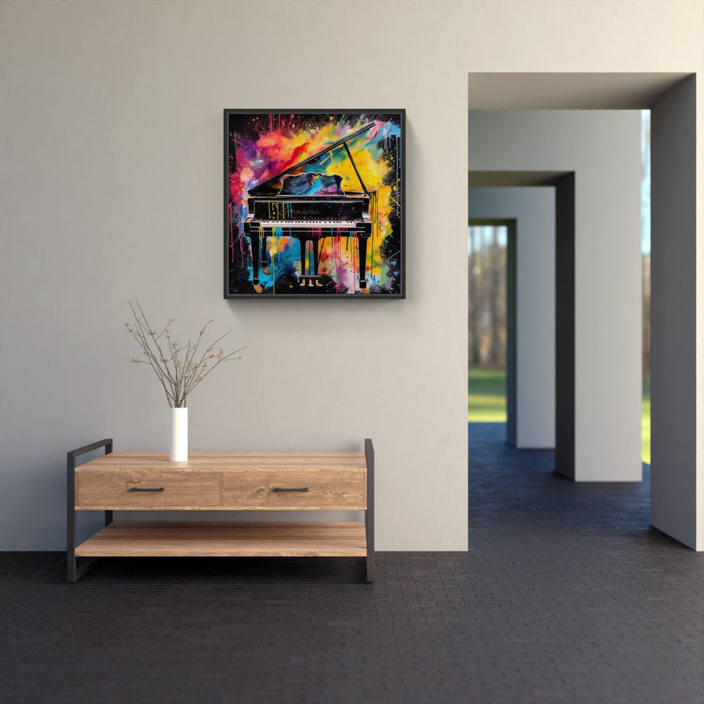 Mellow Piano Harmony-Canvas-artwall-Artwall