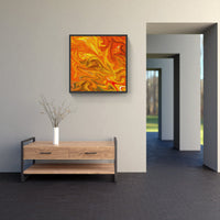 Orange sunlight glows-Canvas-artwall-Artwall