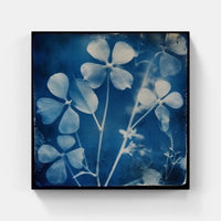 Nostalgic Cyanotype Memoirs-Canvas-artwall-Artwall