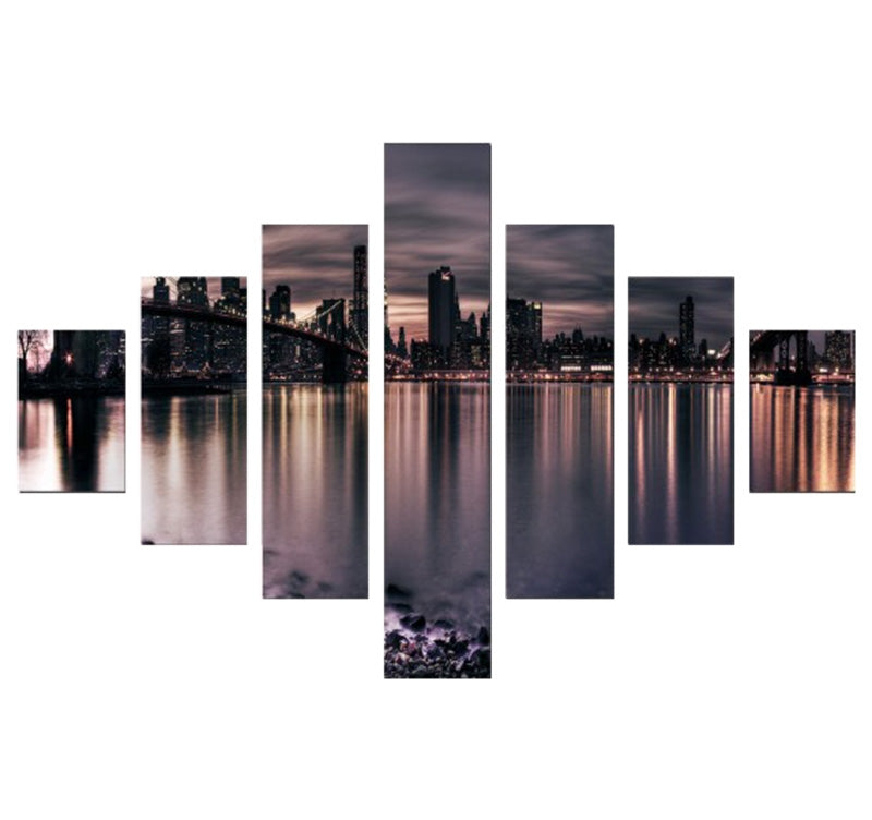 New-York by Night Wall Canvas