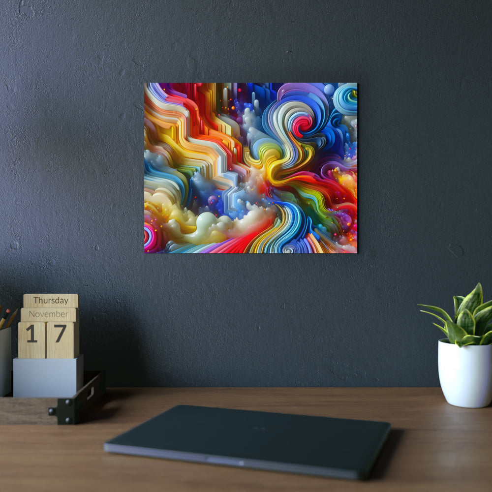 3D illusioniste- Tableau aluminium